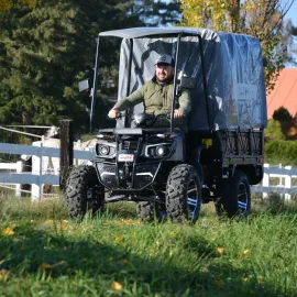 Quad utilitaire électrique HECHT CARGO 72 V / 62 Ah 3000 W homologué route 320 kg de charge