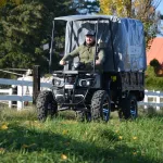 Quad utilitaire électrique HECHT CARGO 72 V / 62 Ah 3000 W homologué route 320 kg de charge