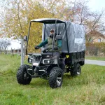 Quad utilitaire électrique HECHT CARGO 72 V / 62 Ah 3000 W homologué route 320 kg de charge