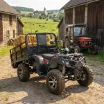 Quad utilitaire essence HECHT COUNTRIS 250 cm³ 11,5 kW benne basculante 600 kg de charge