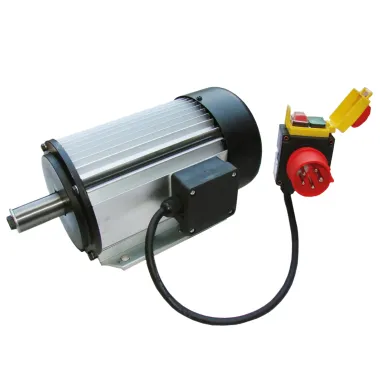 Moteur électrique triphasé 400 V CROSSFER – 5,2 kW avec interrupteur et protection intégrée