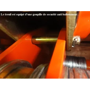 Chariot roulant combiné palan à chaine 1.000 KG HHDD-H1.0-220V 2