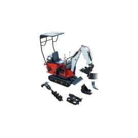Mini-pelle 800 kg Tauros T08 D – 72 cm de large