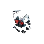 Mini-pelle 800 kg Tauros T08 D – 72 cm de large