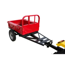 Remorque Tauros ZX18-M500 – 500 kg pour micro-tracteur ZX18 4×4