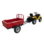 Remorque Tauros ZX18-V1500 – 750 kg pour micro-tracteurs ZX18 / ZX25