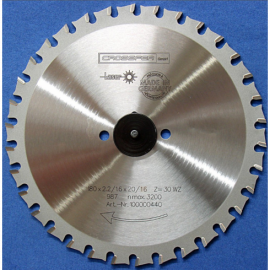 Lame de scie circulaire carbure HM WSB-Métall160 – Usage universel métal